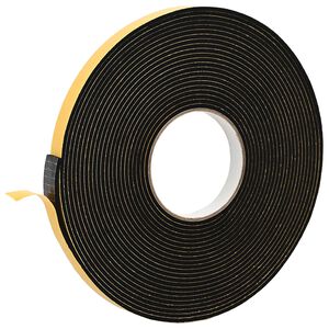 vidaXL Selvkl&aelig;bende skum tape Sort 15mm x 10m CR Skum