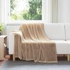 vidaXL Kastet&aelig;pper 6 pcs Camel 150 x 200 cm Fleece
