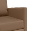 vidaXL Sovesofa 60cm Cappuccino Kunstl&aelig;der