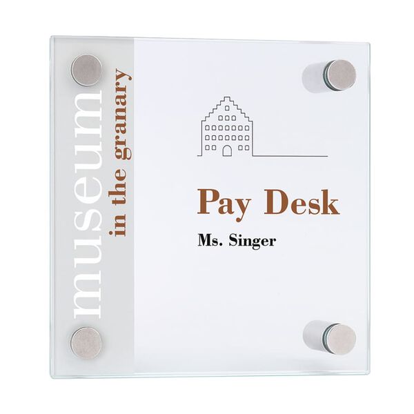 MOEDEL d&oslash;rskilt Galerie 15x15 cm med 4 huller