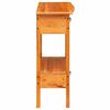 vidaXL Konsolbord Naturfarvet 50,5 x 30 x 75,5 cm Massiv Mahogni