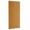 vidaXL Tagpanel 36 stk. Naturfarvet 100 x 45 cm Galvaniseret st&aring;l