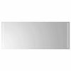 vidaXL LED badev&aelig;relsesspejl Transparent 100 x 40 cm h&aelig;rdet glas