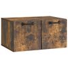 vidaXL V&aelig;gh&aelig;ngt TV-skab R&oslash;get eg 59,5 x 41 x 30 cm Konstrueret tr&aelig;
