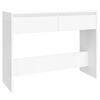 vidaXL konsolbord 100x35x76,5 cm konstrueret tr&aelig; hvid
