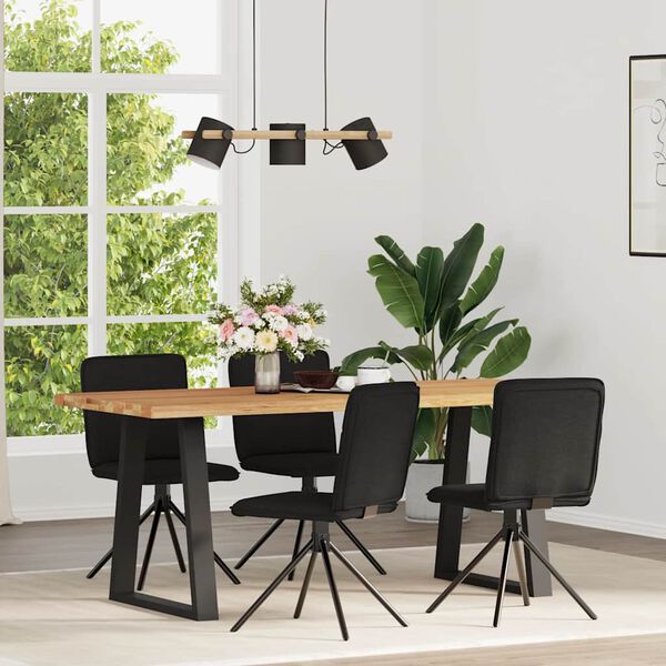 vidaXL spisebordsstole 4 stk. stof sort