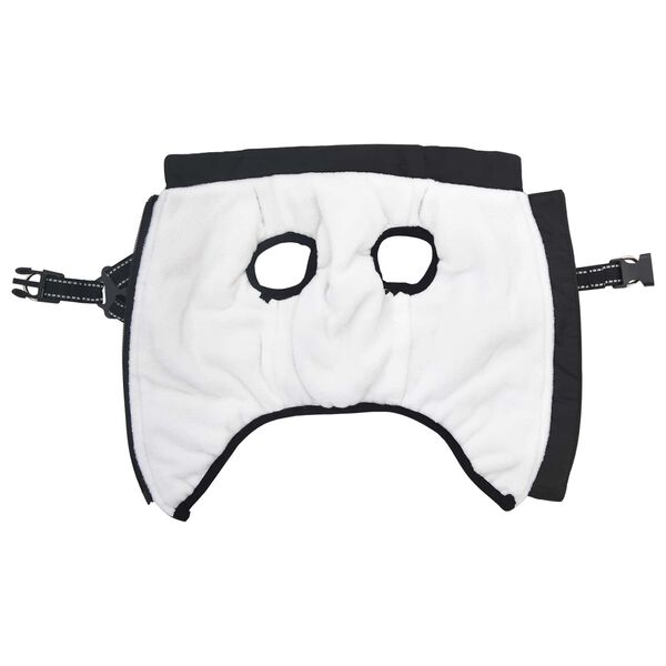 vidaXL Hundejakke Sort L40 Fleece og polyester