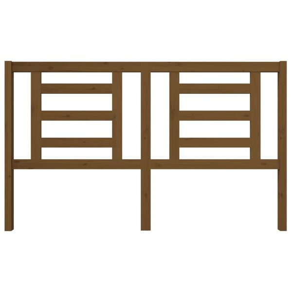 vidaXL sengeg&aelig;rde 166x4x100 cm massivt fyrretr&aelig; gyldenbrun