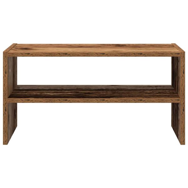 vidaXL skostativ stabelbar 60x30x30,5 cm antikt tr&aelig;