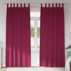 vidaXL M&oslash;rkl&aelig;gningsgardiner med ringe 2 pcs Vinr&oslash;d 260 x 140 cm