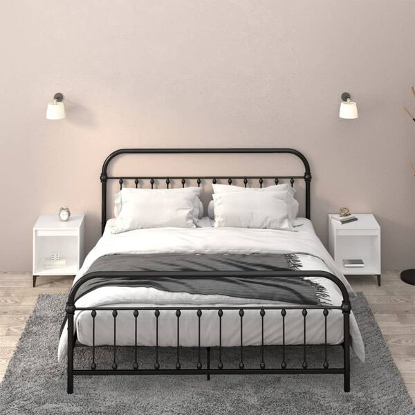 vidaXL sengeborde 2 stk. 40x35x50 cm hvid