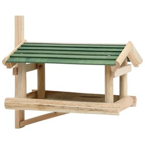 vidaXL fuglefoderhus 35x29,5x21 cm massivt tr&aelig;