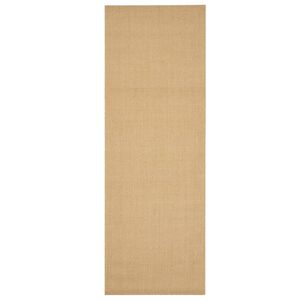 vidaXL gulvt&aelig;ppe 100x300 cm naturlig sisal sandfarvet