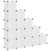 vidaXL kubeformede opbevaringskasser 15 stk. PP transparent