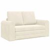 vidaXL Sovesofa 60cm Creme Fl&oslash;jl