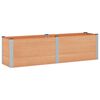 vidaXL H&oslash;jbed Brun 200 x 50 x 54 cm WPC og Aluminium