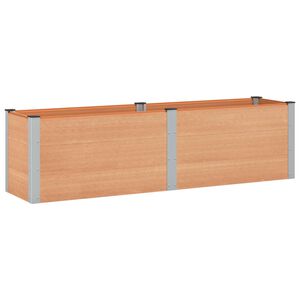 vidaXL H&oslash;jbed Brun 200 x 50 x 54 cm WPC og Aluminium