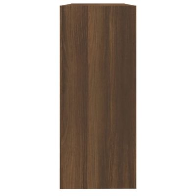 vidaXL bogreol/rumdeler 100x30x72 cm brun egetræ