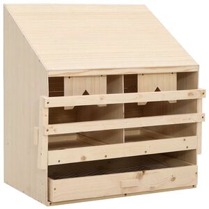 vidaXL rugekasse 2 rum 63 x 40 x 65 cm massivt fyrretr&aelig;