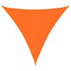 vidaXL solsejl 3x3x3 m oxfordstof trekantet orange