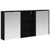 vidaXL Badev&aelig;relsesskabs&aelig;t 3 stk. 126 x 16 x 62.5 cm Konstrueret tr&aelig;