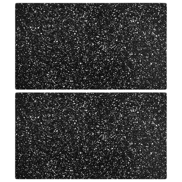 vidaXL skærebrætter 2 stk. granitmønster hærdet glas