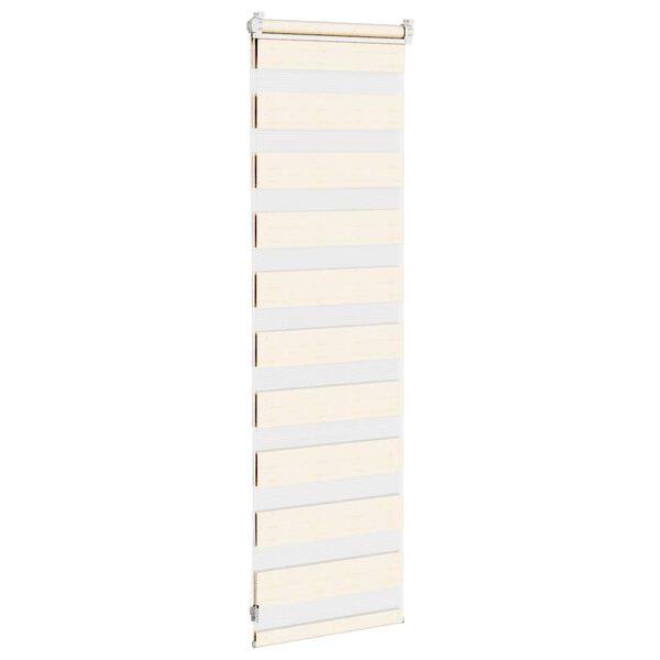 vidaXL zebragardin marmorbeige 50x100 cm stofbredde 45,9 cm polyester