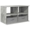 vidaXL TV stand med skuffe Beton Gr&aring; 79 x 40 x 48 cm