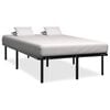 vidaXL sengestel 120x200 cm metal sort