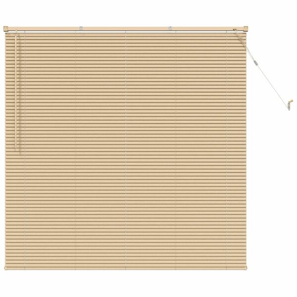 vidaXL Persienner Indstillelig Lys Brun med M&oslash;nster 150 x 160 cm PVC