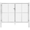 vidaXL havel&aring;ge galvaniseret st&aring;l 306x175 cm s&oslash;lv