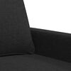 vidaXL 2-personers sofa 140 cm stof sort