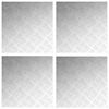 vidaXL Trappe Tread 4 stk. 50 x 50 cm S&oslash;lv Aluminium Firkantet