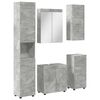 vidaXL Badev&aelig;relsesm&oslash;bel s&aelig;t TULUM 5 pcs Beton Gr&aring; 60 x 34 x 63 cm