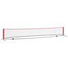 vidaXL Tennis Net Sort og r&oslash;d 595 x 90,5 x 87 cm Polyester