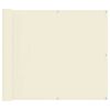 vidaXL Altan Sk&aelig;rm Creme 100 x 300 cm Oxford stof