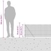 vidaXL Hegnsp&aelig;l S&oslash;lv 10 x 0,5 m (12 x 12 mm net) St&aring;l