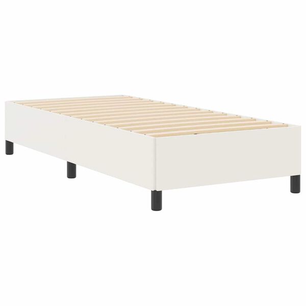 vidaXL Box spring seng Creme 80 x 200 cm Velourstof