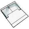 vidaXL Fuglef&aelig;lde Gr&oslash;n 50 x 60 x 1,9 cm Polyethylen
