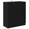 vidaXL Sideboard Sort eg 60 x 30 x 70 cm Konstrueret tr&aelig;