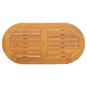 vidaXL Bordplade Olie Naturlig 80 x 40 x 2 cm Massivt Akacietr&aelig;