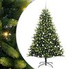 vidaXL Kunstig Hengende Juletr&aelig; 300 LEDs Gr&oslash;n 180 cm PVC og PE
