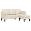 vidaXL Sofa S&aelig;t med pude 2 pcs Linned Polyester