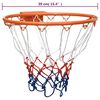vidaXL basketkurv 39 cm stål orange
