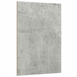 vidaXL Dekor Panels 12 stk. Betongr&aring; 30 x 42 x 0,27 cm Konstrueret tr&aelig;