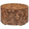 vidaXL sofabord 60x60x35 cm massivt teaktr&aelig;