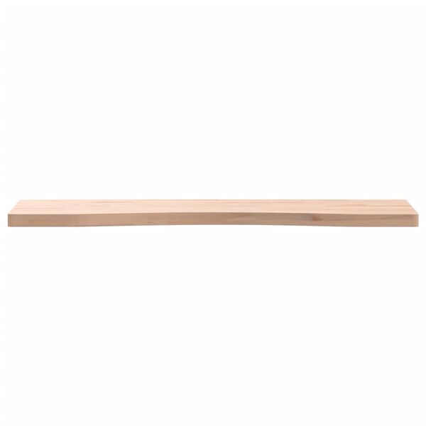 vidaXL skrivebordsplade 80x(36-40)x2,5 cm massivt b&oslash;getr&aelig;