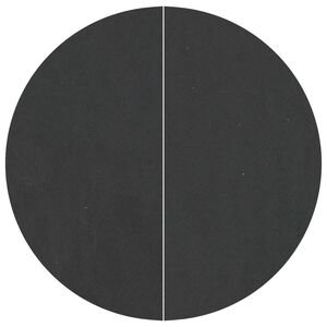 vidaXL Pool Bundark &Oslash; 244 cm (1 mm) Rund Non-woven stof Sort