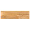 vidaXL bordplade 120x40x3,8 cm naturlig kant massivt mangotr&aelig;