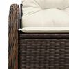 vidaXL Havemøbelsofa Brun 121 x 62 x 69cm polyrattan
